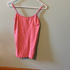 Spaghetti noodle strap tank top